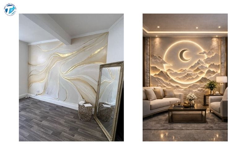 Tranh giả đá – giả vân marble